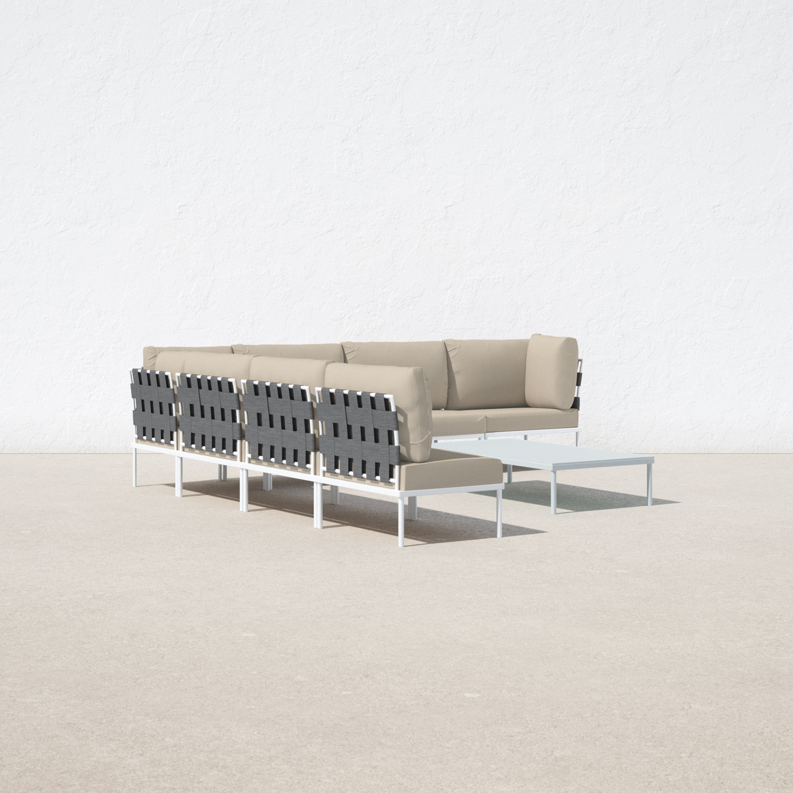 Harmony 8-Person Patio Seating Group, Beige