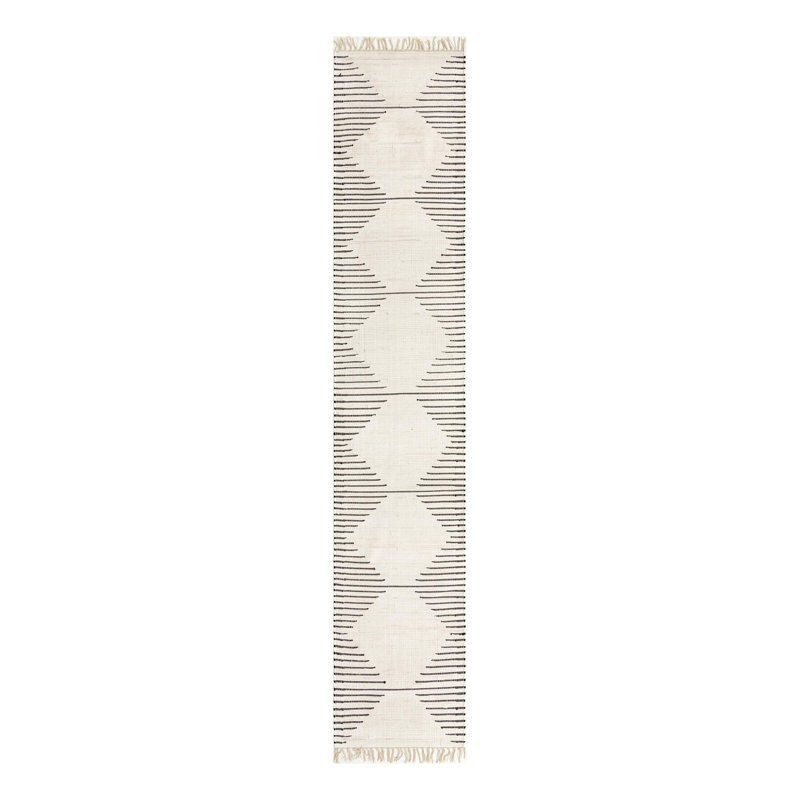 Albertas Cotton Geometric Indoor Rug, Runner 2'11" x 16'1"