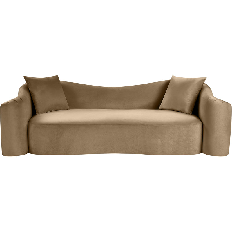 Canapé Destin, Velours beige