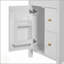 Meuble-lavabo de 24 pouces avec lavabo en céramique, tiroirs à fermeture en douceur et supports de rangement doubles pour des salles de bain élégantes et pratiques