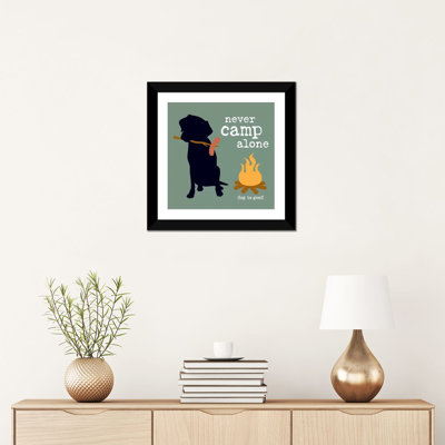 «Never Camp Alone I», impression sur toile