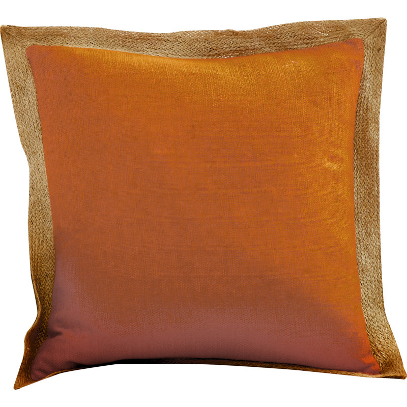 Coussin Cadence, Coquelicot, Polyester / Bourre en polyester, 22 po x 22 po
