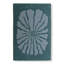 Wool Floral Area Rug in Teal-893650537