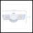 LED Security Light with Nightlight PIR Sensor Dual Head Field Selectable-102335998