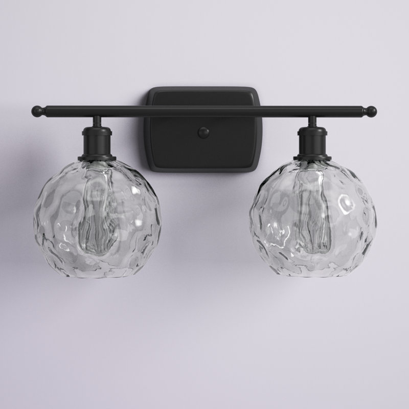 Cindi 2 - Light Vanity Light, Matte Black, No Bulb Included
