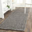 Tapis gris en jute / sisal tissé à plat à la main Alda-1453849567