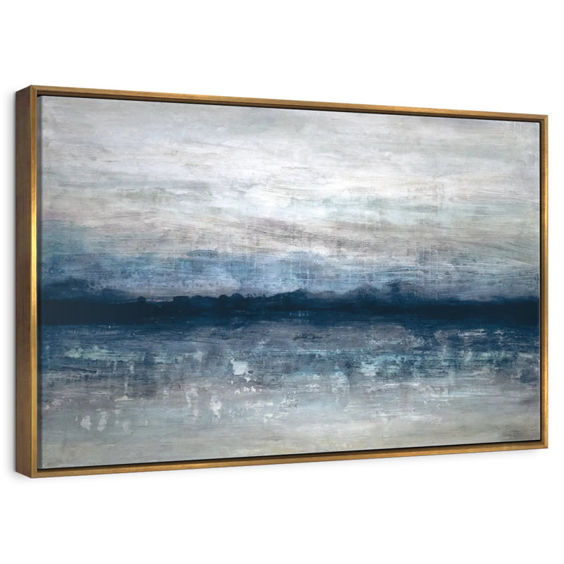 Shimmer Fausley, Floating Frame Gold, 40" X 27"