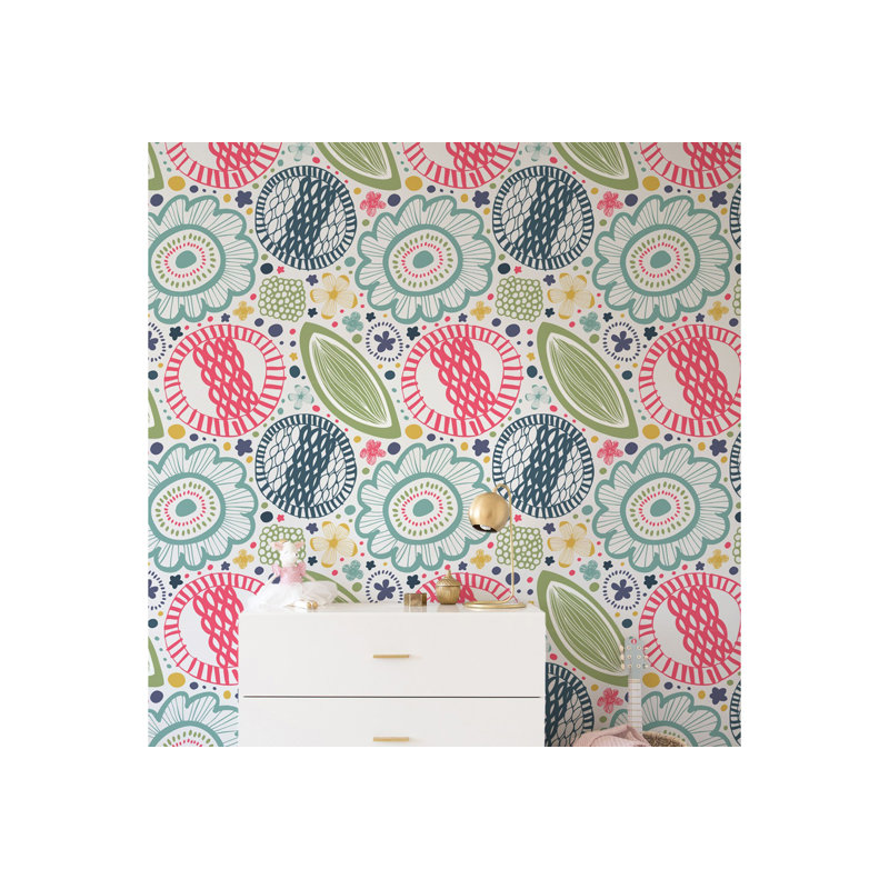 Amariona Floral Wallpaper, 208 x 146cm
