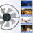 24" Decorative LED Ceiling Fan Light – Modern Flush Mount With Acrylic Ring, Hidden Blades, Remote Control, And Dimmable Light For Stylish Homes (Black)