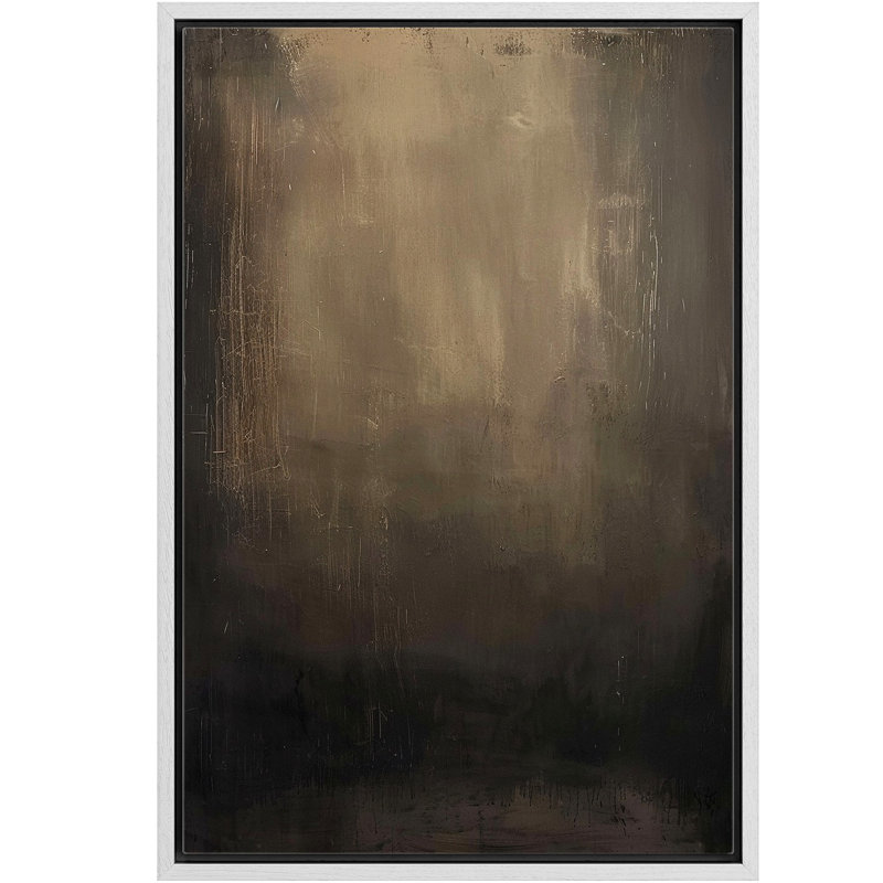 Abstrait, scène pastorale tranquille, paysage, illustrations, Blanc, H 24 po x l 16 po