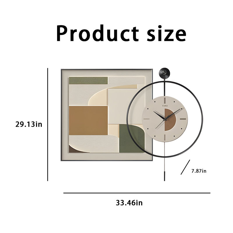 Aluminium Alloy Wall Clock