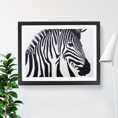 Zebra Portrait Vol.1 - Framed Print