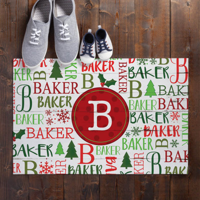 Non-Slip Christmas Doormat