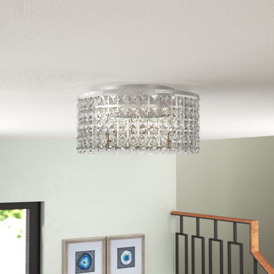 Ellisa Glass Flush Mount