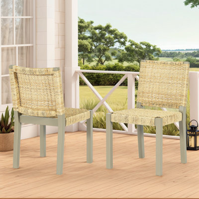Solid Wood Outdoor Dining Side Chair