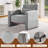 3-in-1 Convertible Adjustable Sleeper Chair Bed