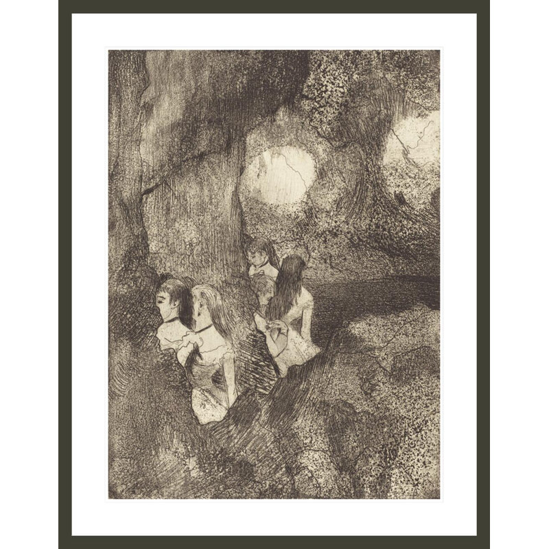 Dancers in the Wings (Danseuses dans la coulisse) par Edgar Degas, H 41,5 po x l 32,63 po
