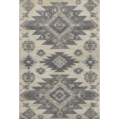 Premium Machine Washable Ralston AMF1945 Tribal Rug