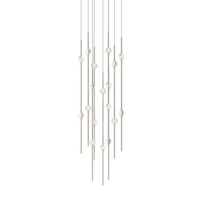 Constellation - Aries 12" Round LED Pendant - 2700K - 120" Cable