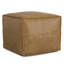 Brody 18"W Upholstered Vegan Faux Leather Square Pouf-1625655918