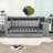 Full Daybed with Shelves,Drawers,LED Light and Desk-463784774