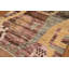 Tapis oriental abstrait géométrique marocain 5 x 7