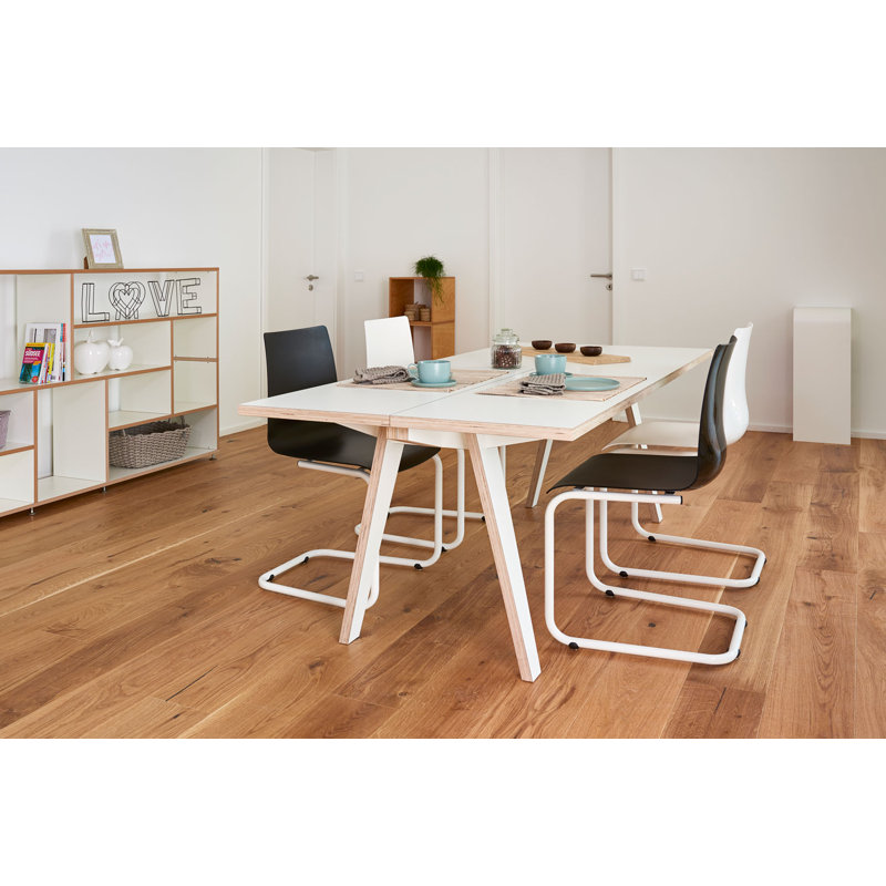 48cm H Upholstered Dining Chair, Black
