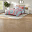 Ensemble de literie Boho Coral, édredon en polyester pour chambre à coucher moderne