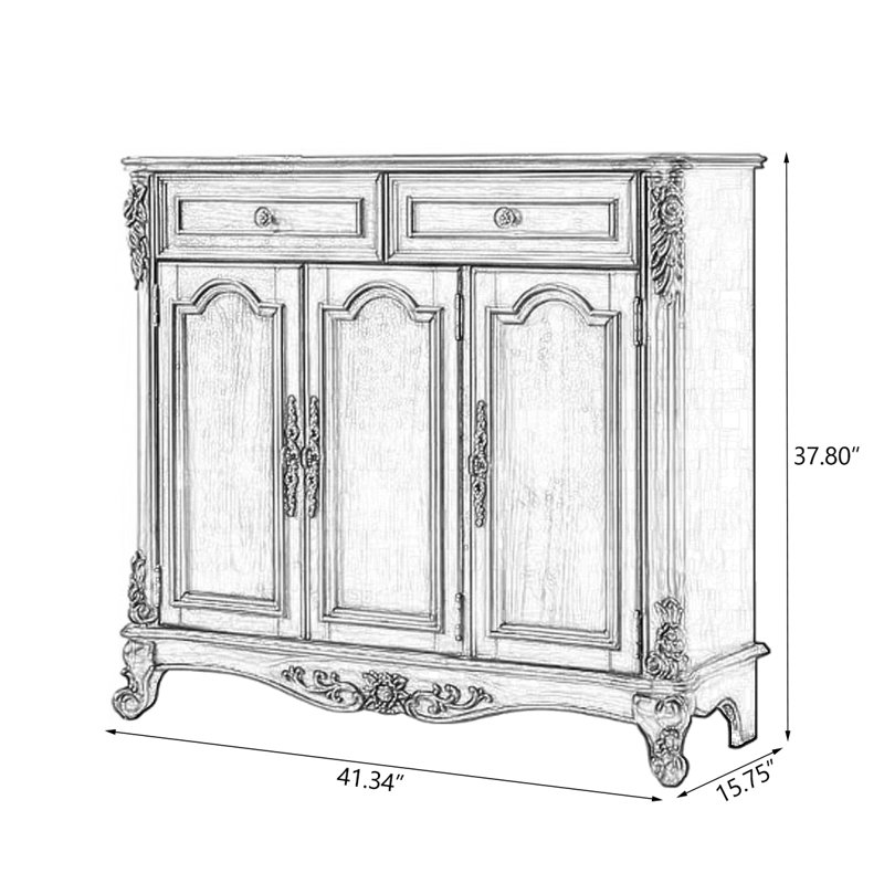 Dark-walnut Solid Wood Shoe Storage Bench