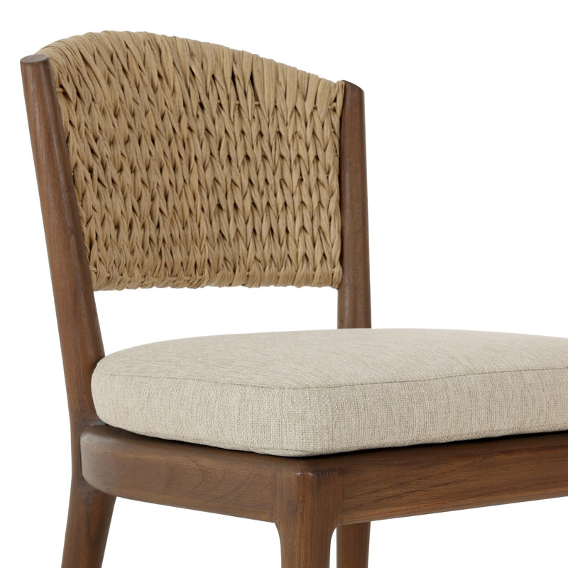 Atwood Outdoor Teak Dining Side Chair