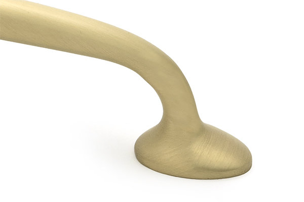 Moore Handle Pull, 3.8", Satin Brass