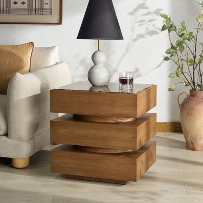 Table d'appoint en marbre Shayrina