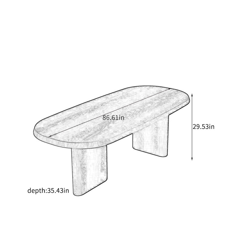 Stroupe, 29.53"H x 86.61"L x 35.43"W