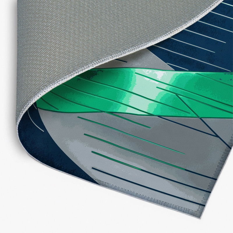 Tapis d'intérieur et d'extérieur Quantum Orbit, Rectangle 9 pi x 12 pi