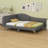 Upholstered Daybed With Headboard And Armrest