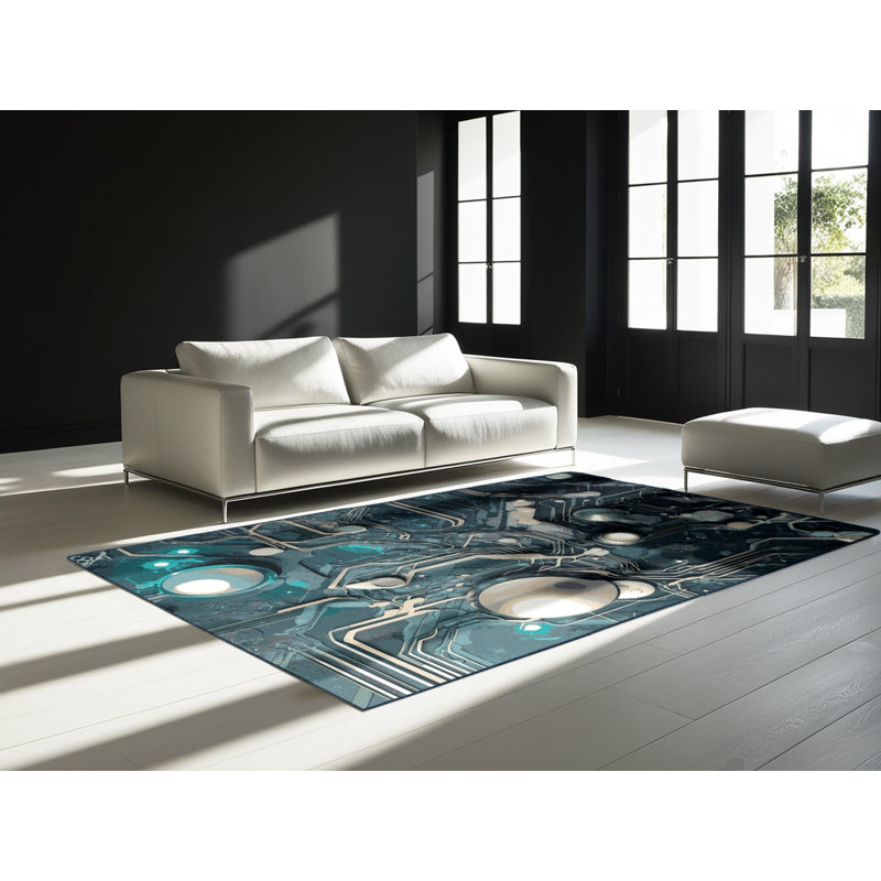 Tapis Aurora Ray, Rectangulaire 8 pi x 10 pi