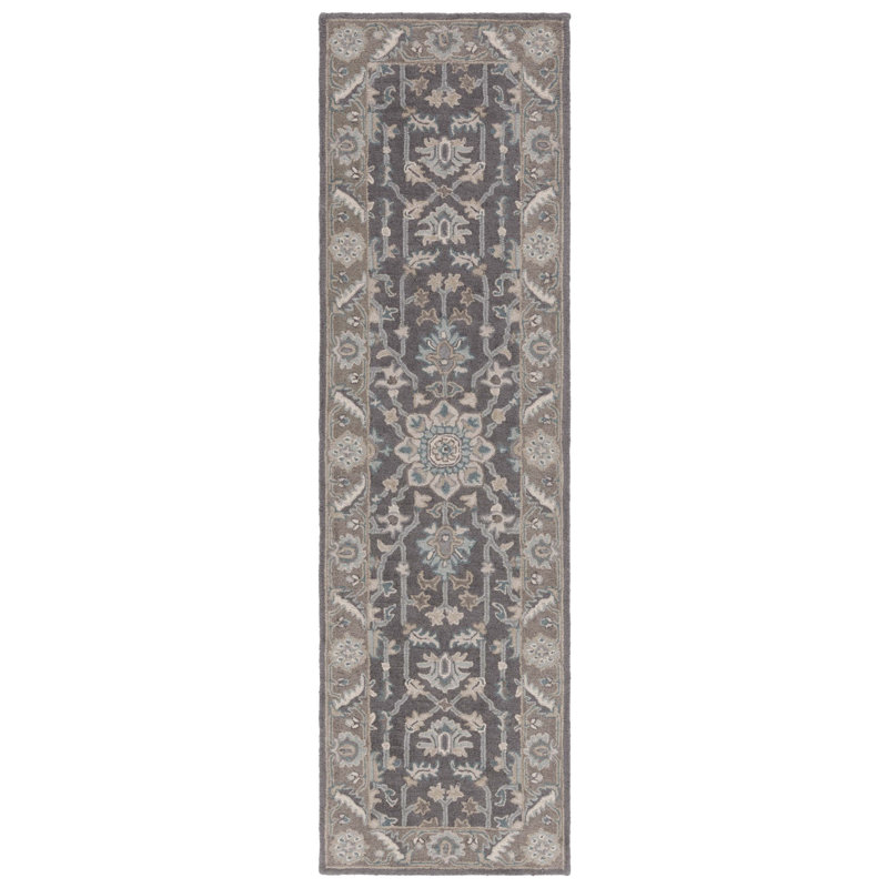 Luitpold Hand Tufted Wool Oriental Rug, Runner 2'3" x 6'