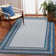 Tapis intérieur / extérieur bleu Kaed