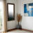 Aurora Brown Finished Rectangular Mirror With Rubber Wood Frame, 70.5" H X 30.9" W X 0.87" D