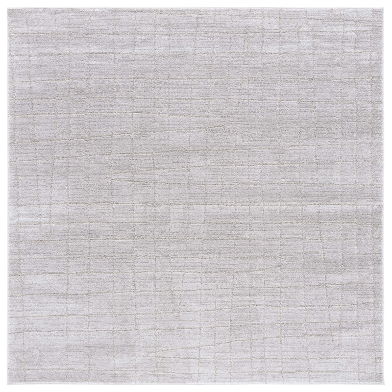 Neptune Performance Abstract Rug, Square 6'7"
