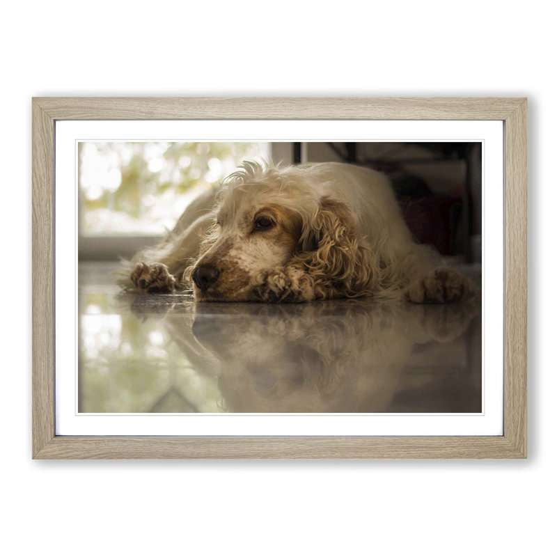 Single Picture Frame Print, Oak