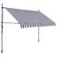Dakota Fields Fabric Cover Retractable Patio Awning-1274394359-1297690442