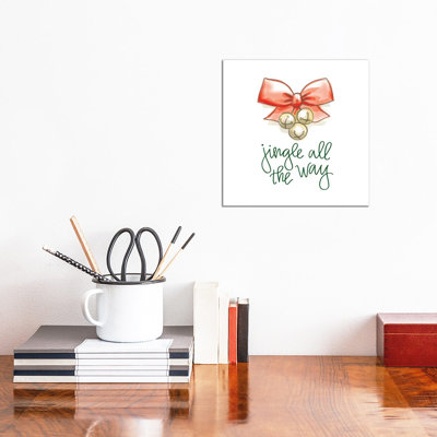 Jingle All The Way - Wall Art Print - Wrapped Canvas