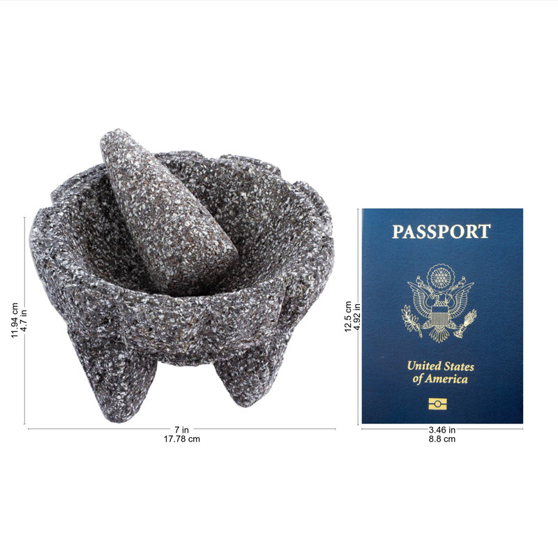 Tradition de Jatavius, basalte Molcajete