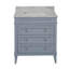 Ensemble de meuble-lavabo simple 30 po avec armoire bleu poudre et comptoir en marbre de Carrare Francfort-1811490143-1748866156