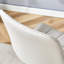 4 chaises de salle à manger à coussins de siège allongés - Lignes ergonomiques et lisses. Structure intégrale des pieds en métal. Rembourrage à haute éponge. Cuir d'unité centrale. Options noir et gris. 4 pièces en cuir Modern Decor. Ergonomique. Et-118004494