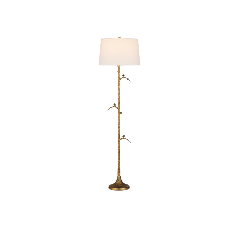 Piaf 69.5'' Antique Brass Traditional Floor Lamp