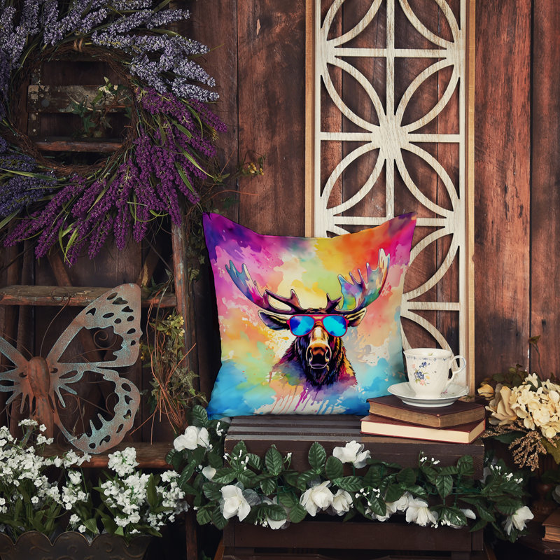 Coussin Hippie, H 14 po x l 14 po