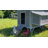  Mobile Chicken Coop Wooden Hen House with Nesting Box and Wheels, Large Poultry Cage Upgrade with Strong Iron Frame, Durable Waterproof