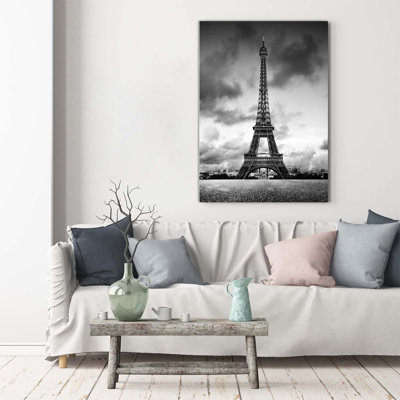Eiffel Tower Paris - Wrapped Canvas Print